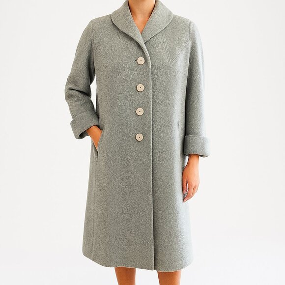 Vintage Tweed 1960's Coat - Picture 1 of 16